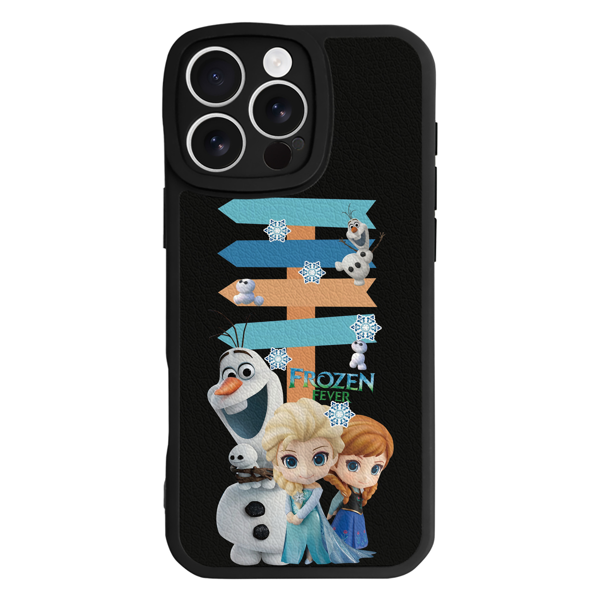 （画像用） アナと雪の女王 アンナ エルサ Frozen Anna Elsa 【iPhone 16シリーズ対応】シリコンスマホケース（レザー調） 材質：シリコン